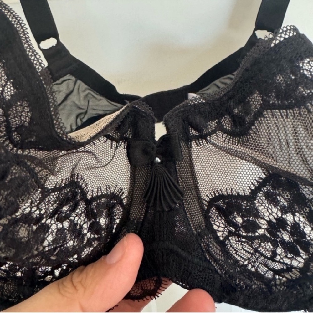 Wacoal Captivation black lace 855184 bra size‎ 36C - Picture 3 of 7